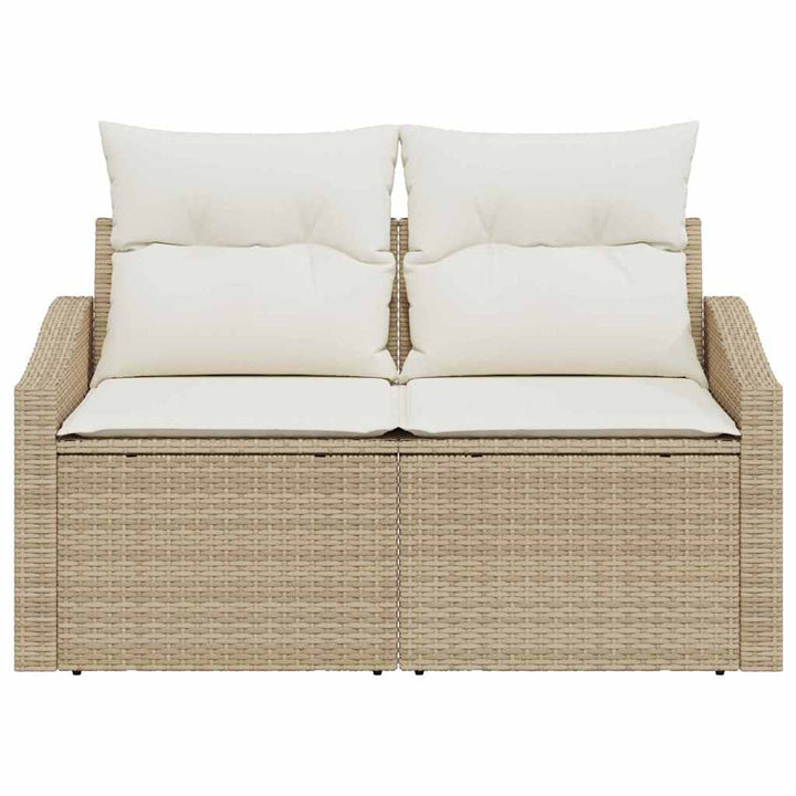 Havemøbelsofa med pude 123 x 62 x 69 cm polyrattan