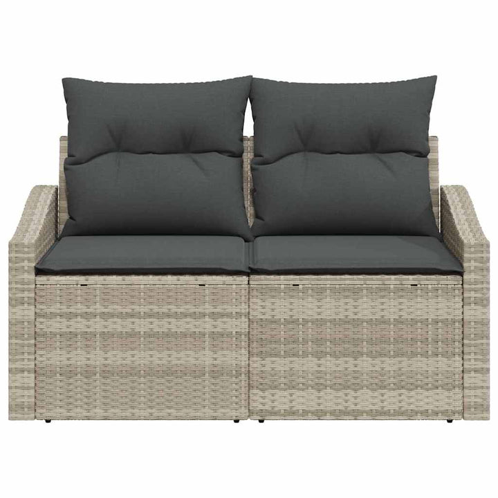 Havemøbelsofa med pude 123 x 62 x 69 cm polyrattan