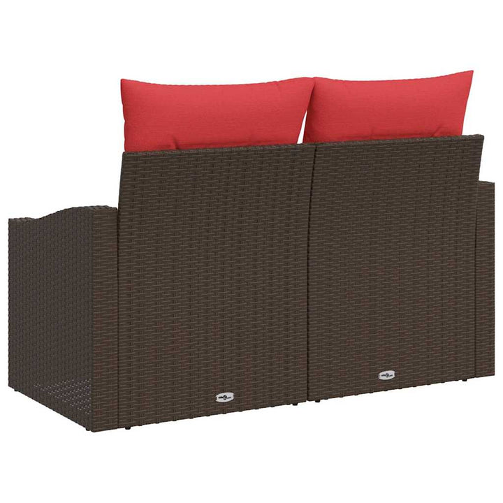 Havemøbelsofa Brun 123 x 62 x 69cm polyrattan