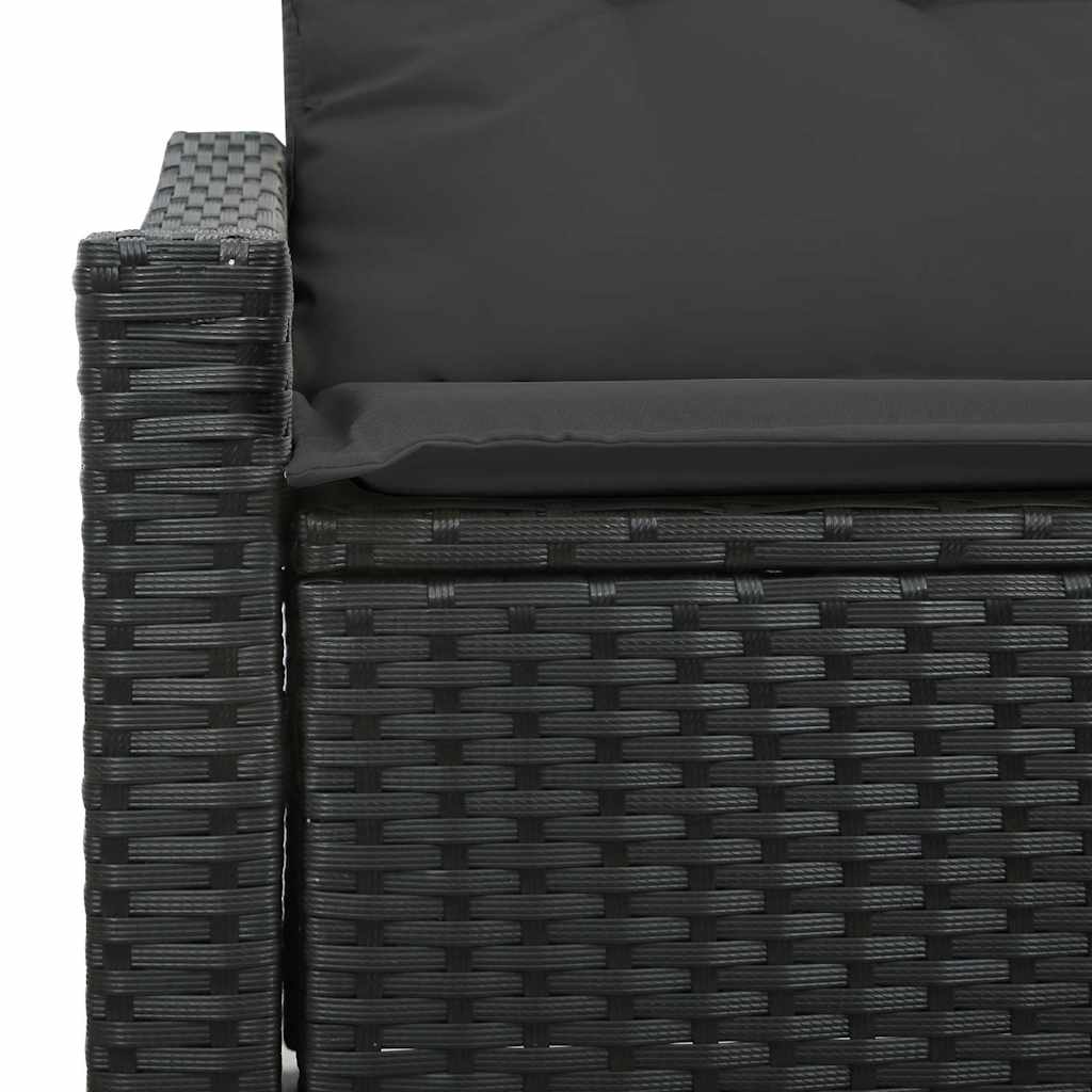 Havemøbelsofa med pude 123 x 62 x 69 cm polyrattan