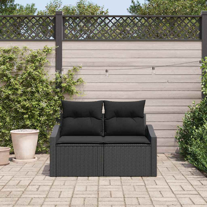 Havemøbelsofa med pude 123 x 62 x 69 cm polyrattan
