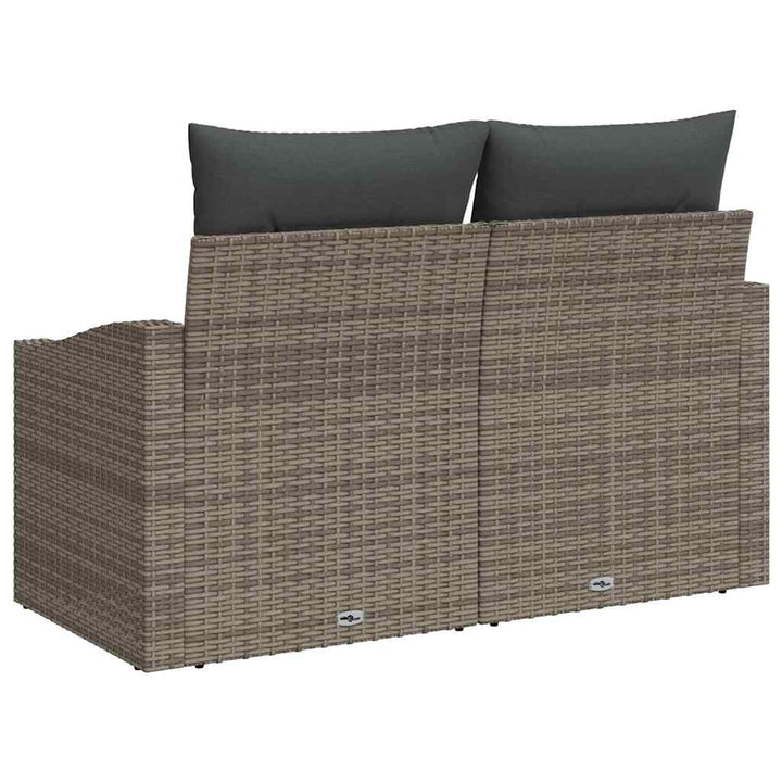 Havemøbelsofa med pude 123 x 62 x 69 cm polyrattan