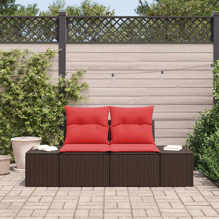 Havemøbelsofa 2-Antal sæder polyrattan