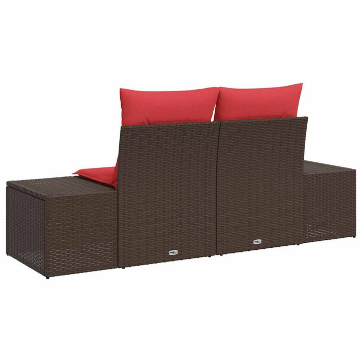 Havemøbelsofa 2-Antal sæder polyrattan