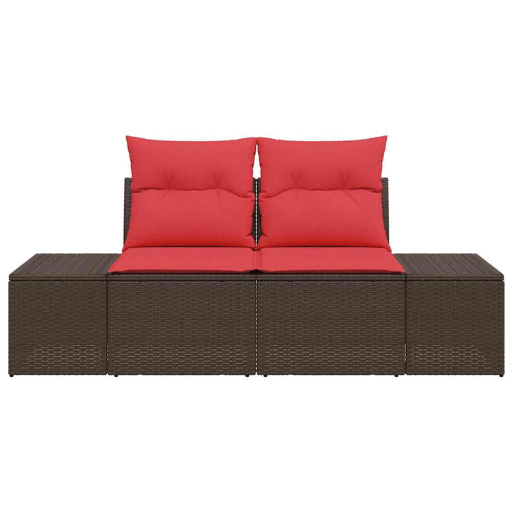 Havemøbelsofa 2-Antal sæder polyrattan