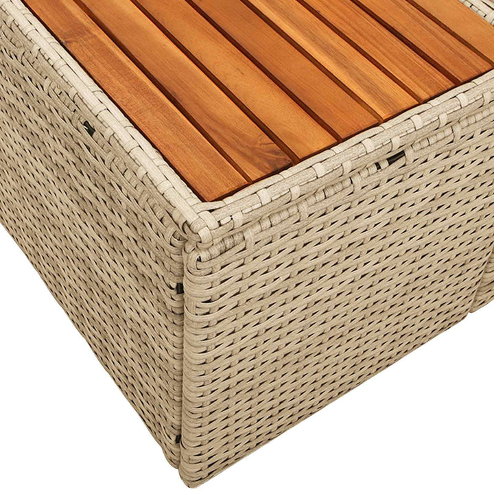 Havemøbelsofa Beige 184 x 62 x 85cm polyrattan