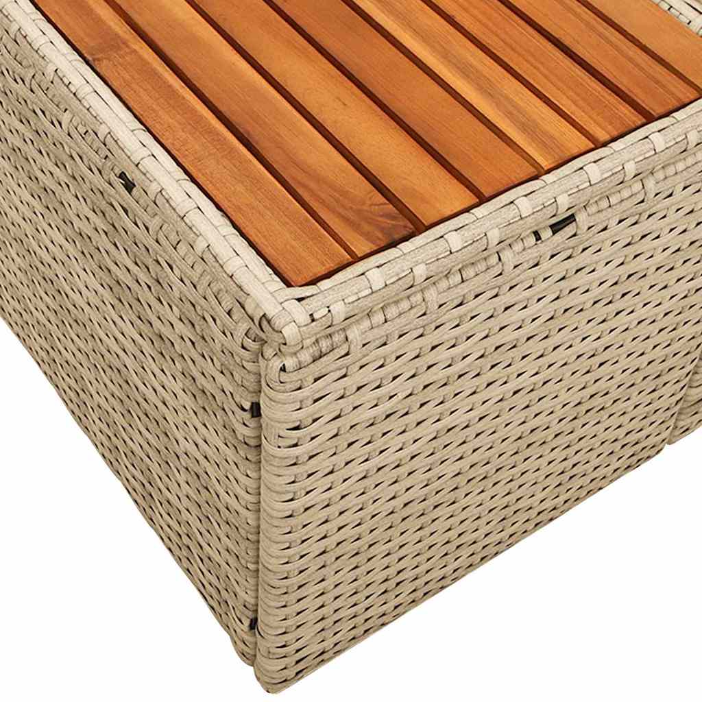 Havemøbelsofa Beige 184 x 62 x 85cm polyrattan