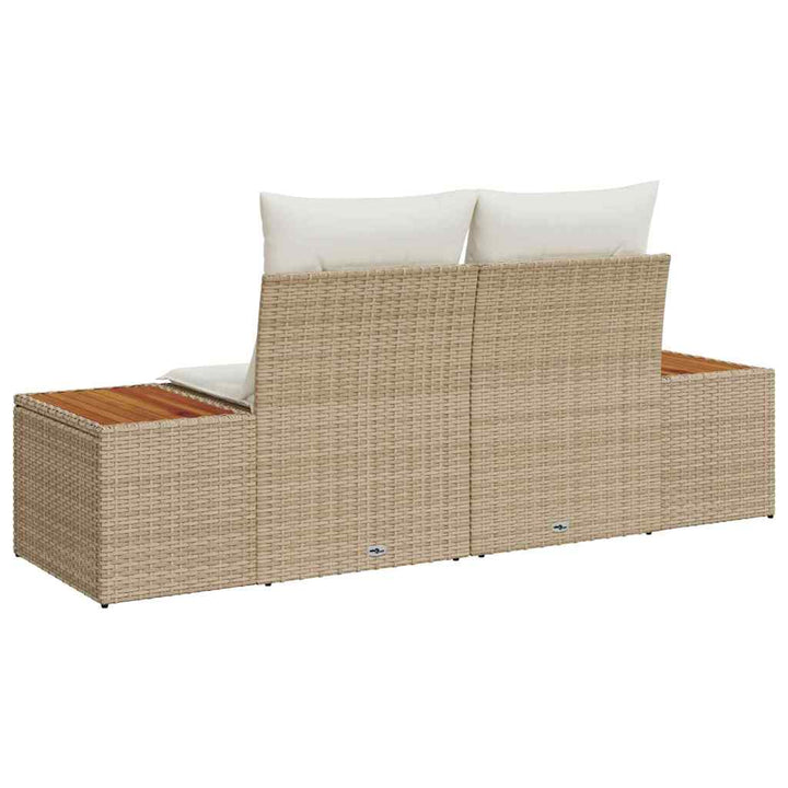 Havemøbelsofa Beige 184 x 62 x 85cm polyrattan