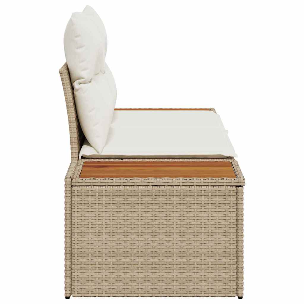Havemøbelsofa Beige 184 x 62 x 85cm polyrattan