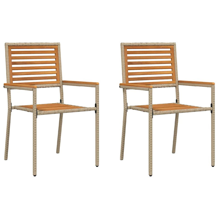 Have stapelstole 2 stk. Brun og Beige