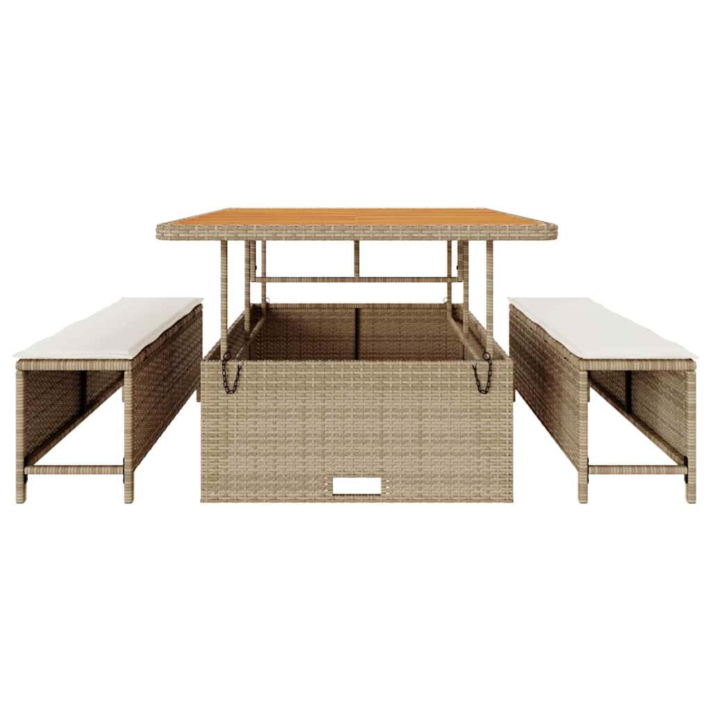 Have Spisebordssæt Beige polyrattan
