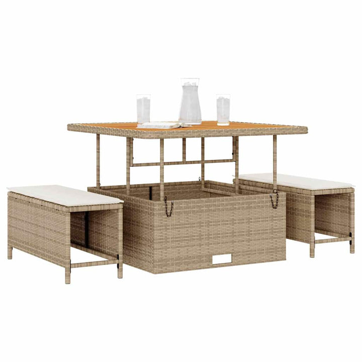 Have Spisebordssæt Beige polyrattan