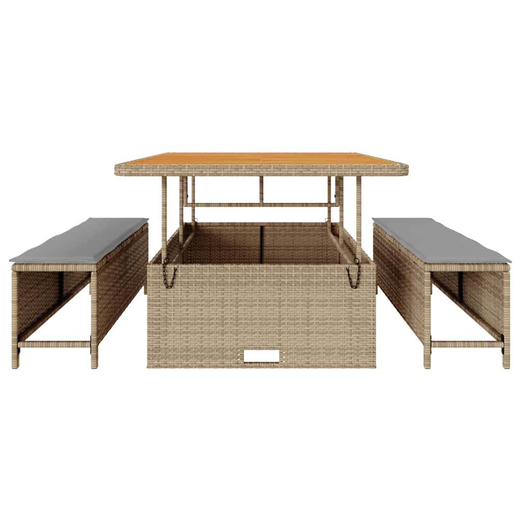 Have Spisebordssæt Beige polyrattan