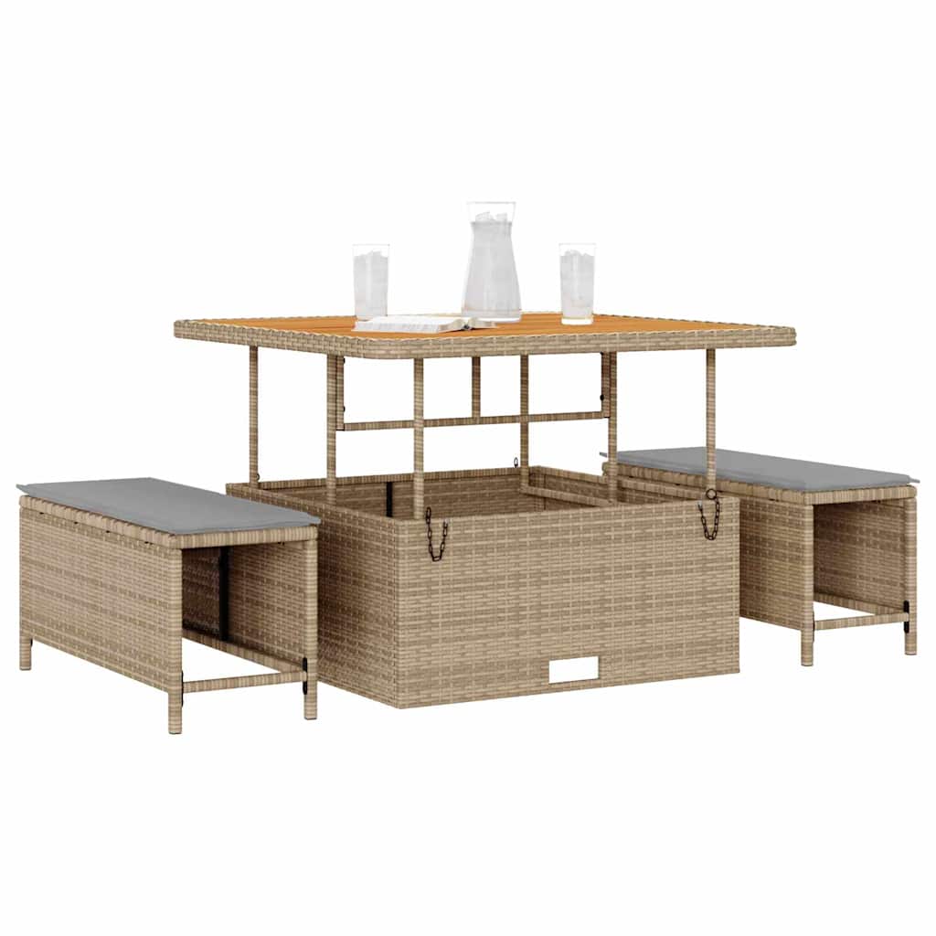 Have Spisebordssæt Beige polyrattan
