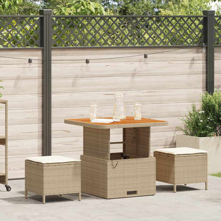 Have Spisebordssæt Beige polyrattan