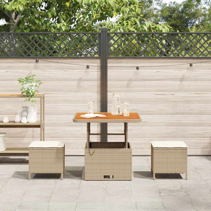 Have Spisebordssæt Beige polyrattan
