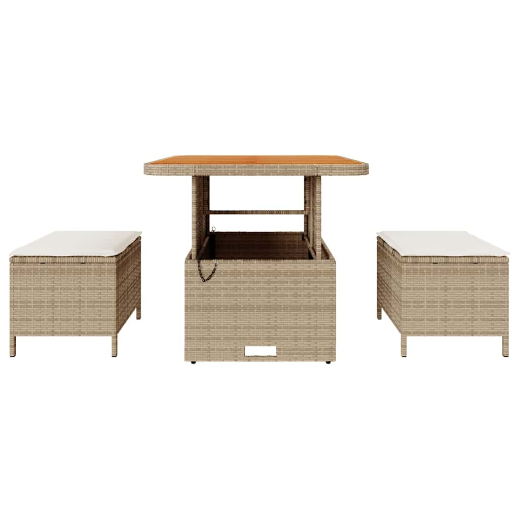 Have Spisebordssæt Beige polyrattan
