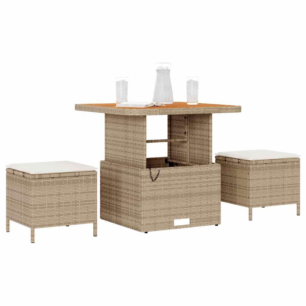 Have Spisebordssæt Beige polyrattan