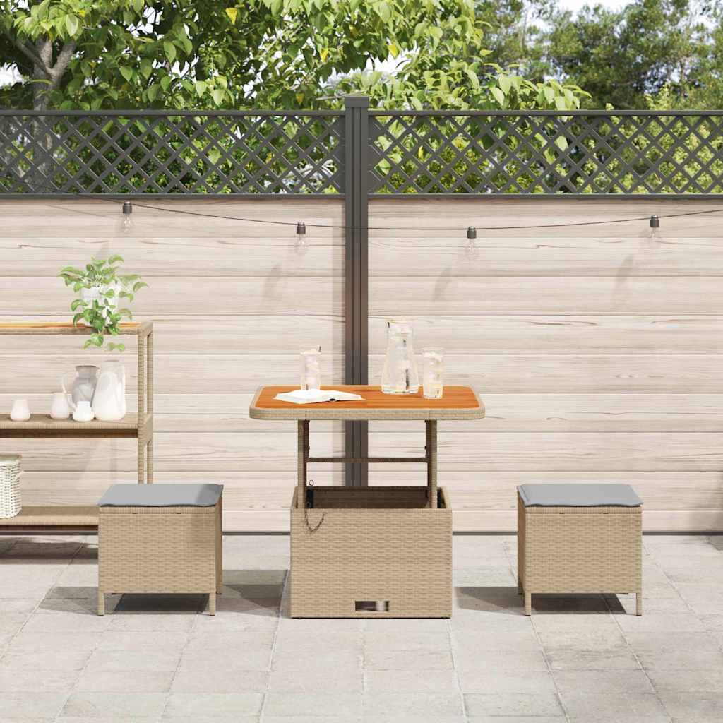 Have Spisebordssæt Beige polyrattan