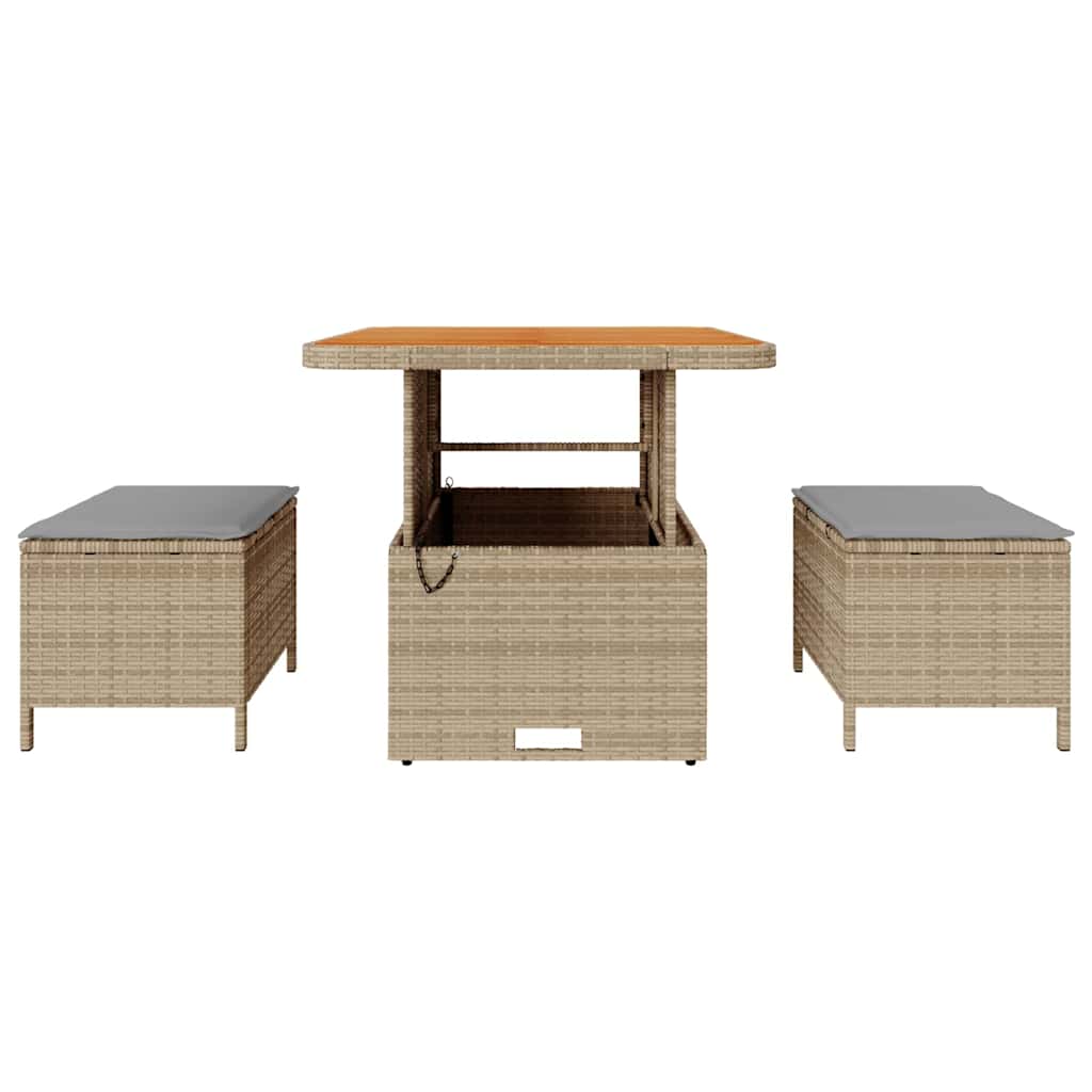 Have Spisebordssæt Beige polyrattan