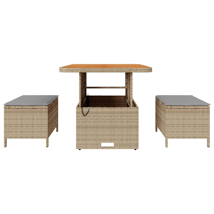 Have Spisebordssæt Beige polyrattan