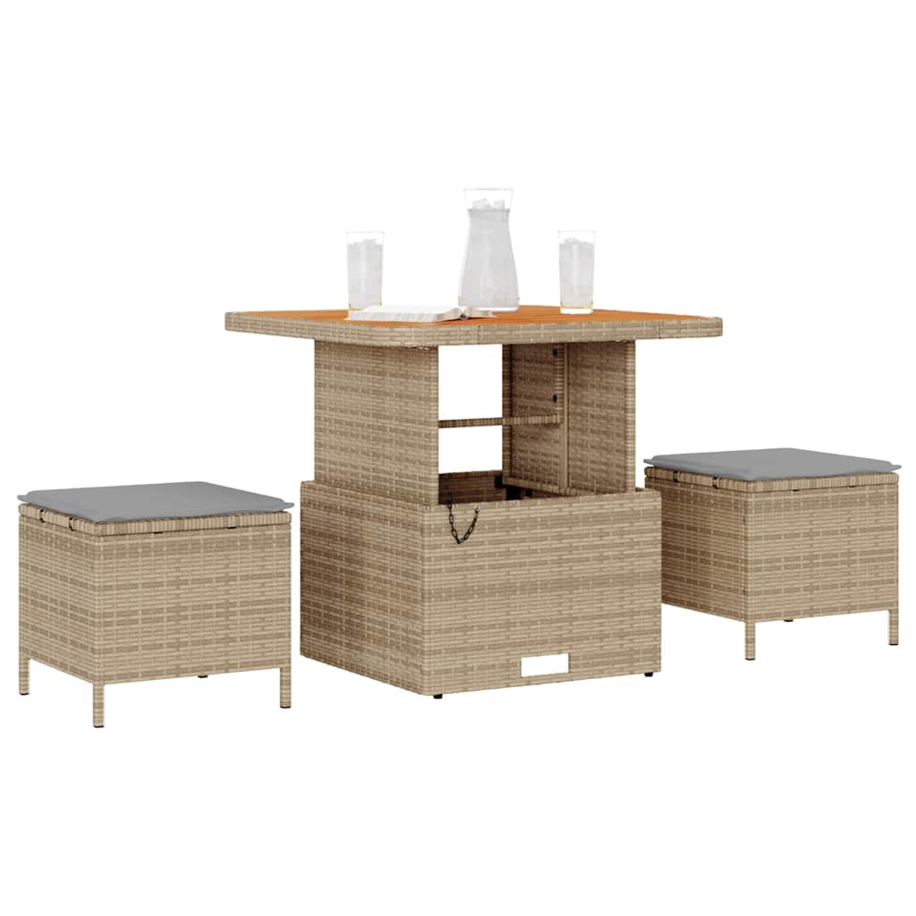 Have Spisebordssæt Beige polyrattan