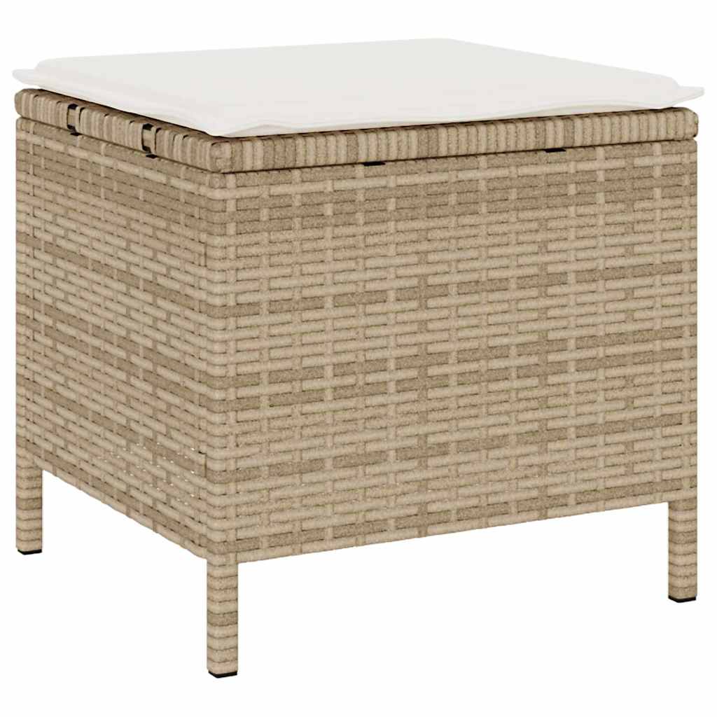 Have Spisebordssæt 3 stk. Beige polyrattan
