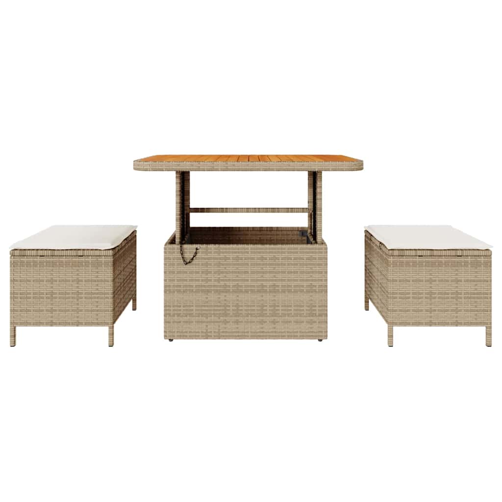 Have Spisebordssæt Beige polyrattan