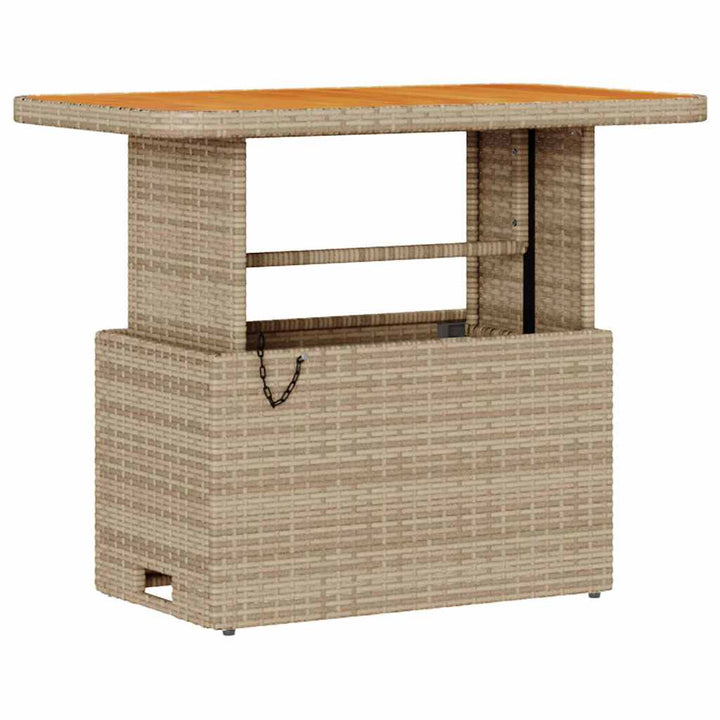 Have Spisebordssæt 3 stk. Beige polyrattan