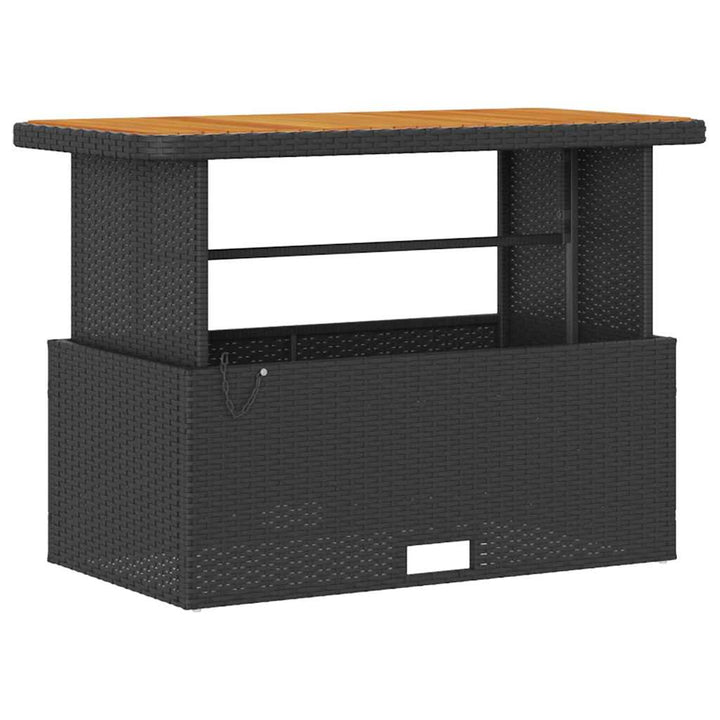 Have Spisebordssæt Sort polyrattan