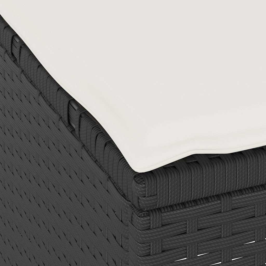 Have Spisebordssæt Sort polyrattan