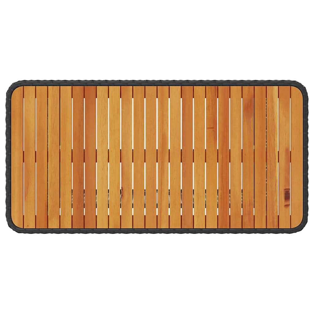 Have Spisebordssæt Sort polyrattan
