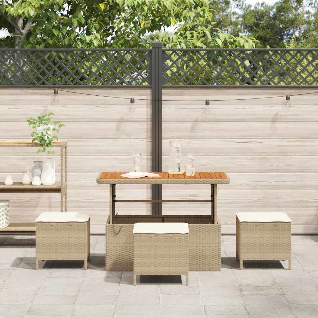 Have Spisebordssæt Beige polyrattan