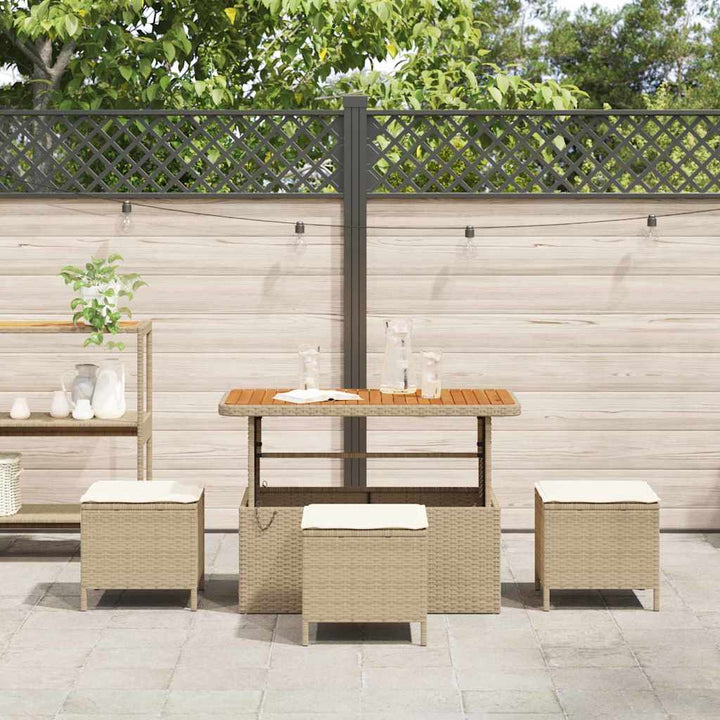 Have Spisebordssæt Beige polyrattan
