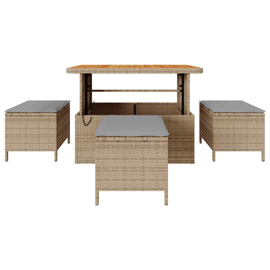 Have Spisebordssæt Beige polyrattan