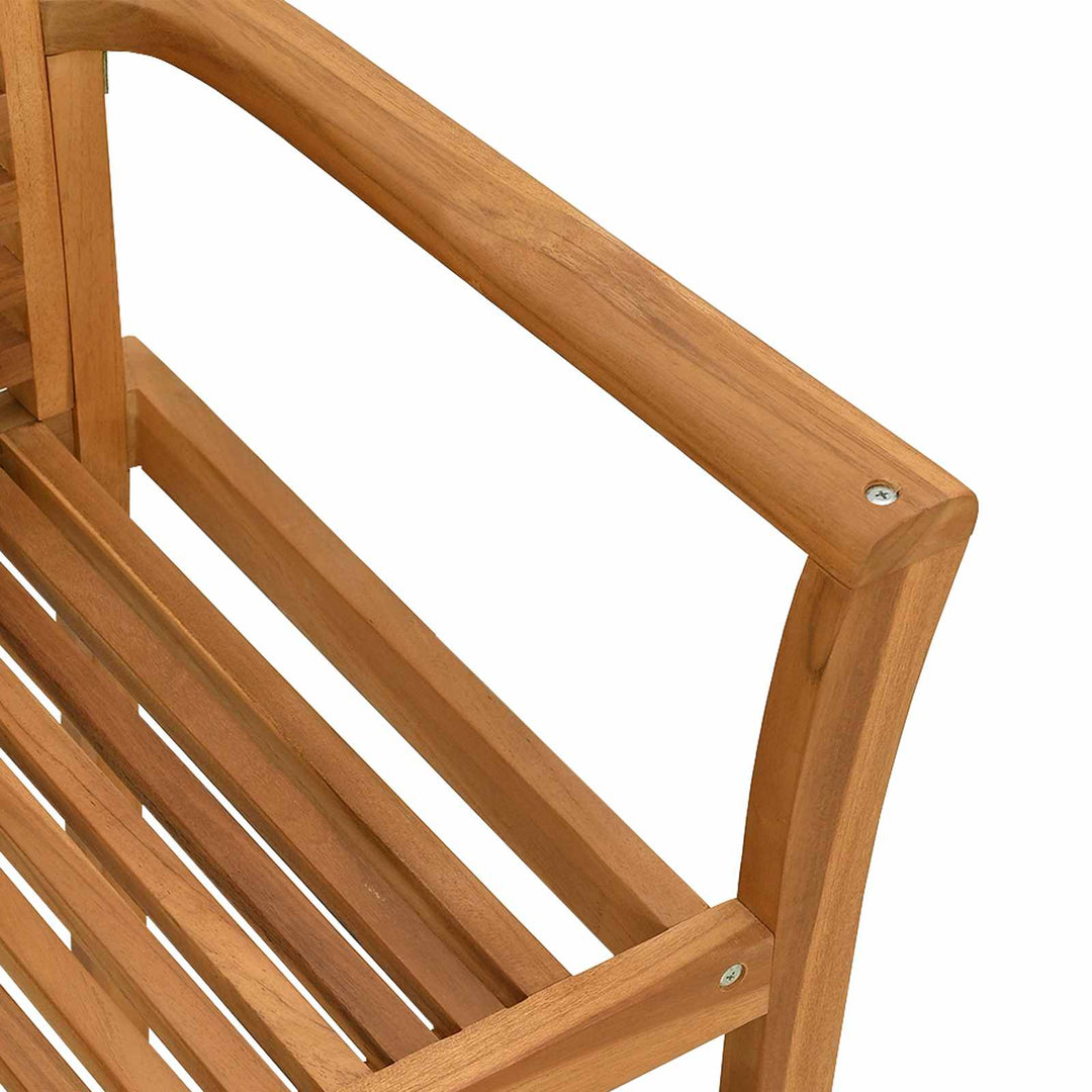 Spisestuestol 2 pcs Brun 62 x 55 x 94 cm Massiv Teaktræ