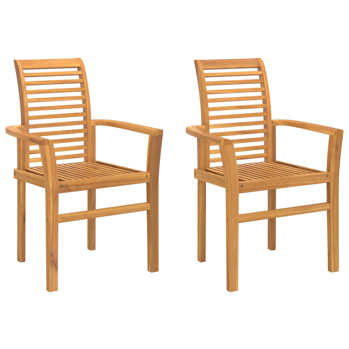 Spisestuestol 2 pcs Brun 62 x 55 x 94 cm Massiv Teaktræ