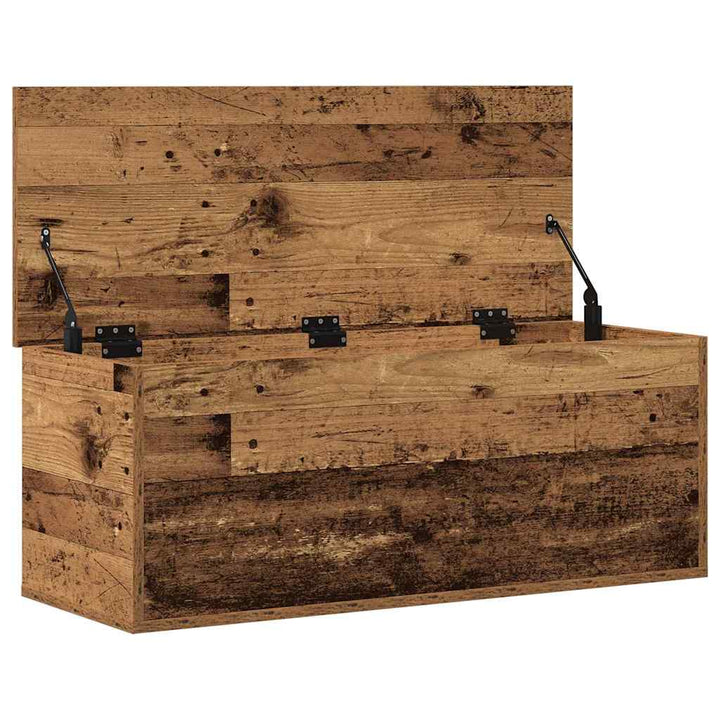 Opbevaringskasse Gammelt træ 90 x 35 x 35 cm Konstrueret træ