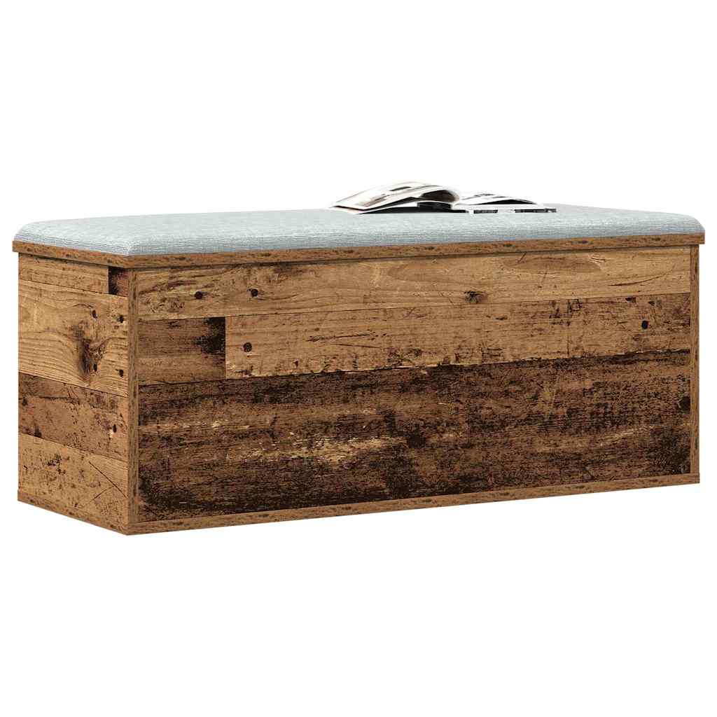 Opbevaringskasse Gammelt træ 90 x 35 x 35 cm Konstrueret træ