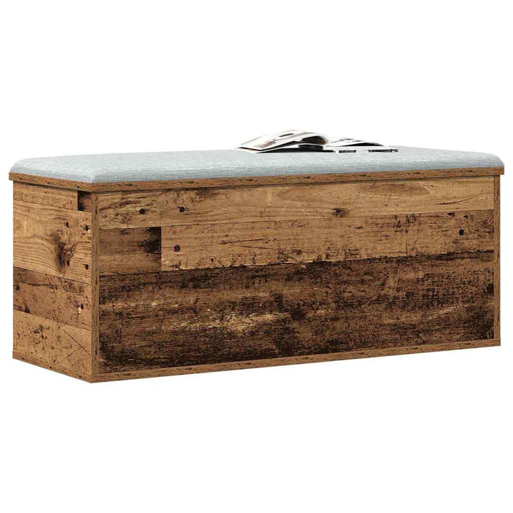 Opbevaringskasse Gammelt træ 90 x 35 x 35 cm Konstrueret træ