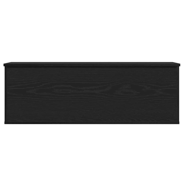 Opbevaringskasse Sort eg 102 x 35 x 35 cm Konstrueret træ