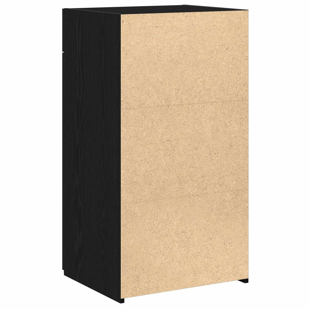 Sideboard med skuffe Sort eg 50 x 42,5 x 93 cm