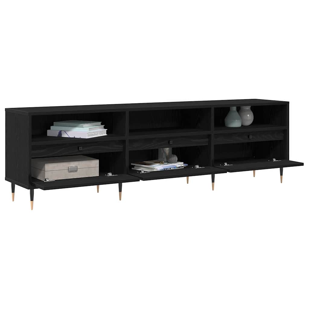 TV-skab 150 x 30 x 45 cm Sort eg Konstrueret træ