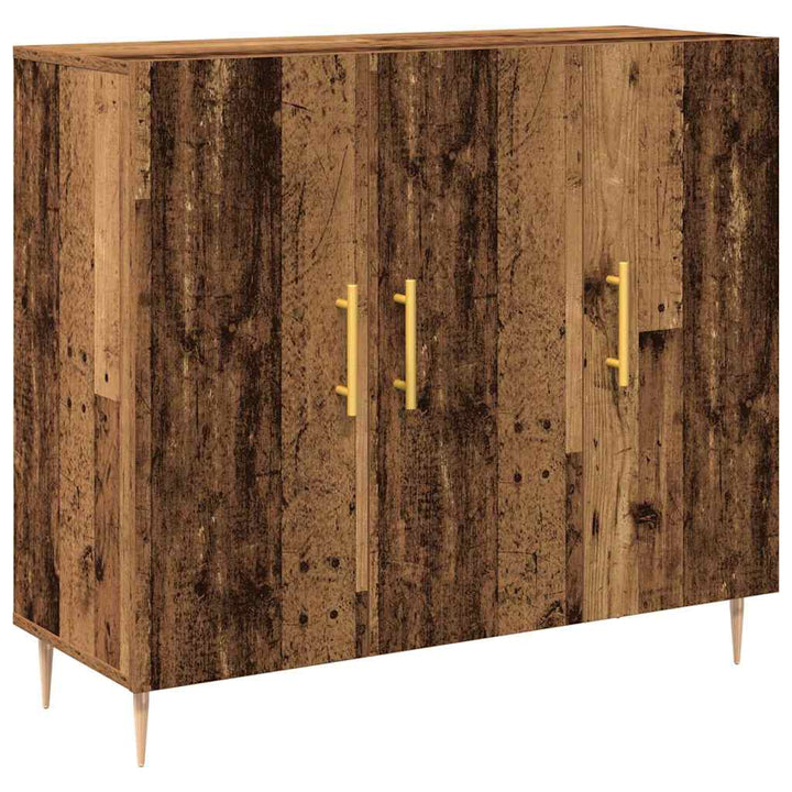 Sideboard Gammelt træ 90 x 34 x 80 cm Konstrueret træ