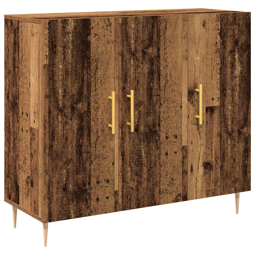 Sideboard Gammelt træ 90 x 34 x 80 cm Konstrueret træ