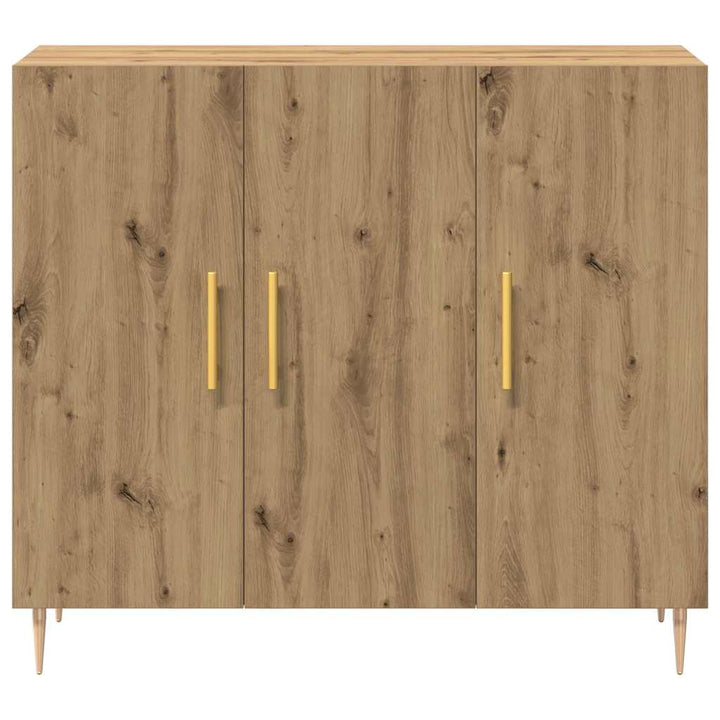 Sideboard Artisan Egetræ 90 x 34 x 80 cm Konstrueret træ