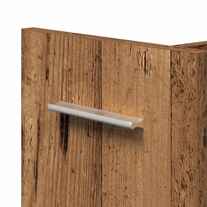 Kabinet med hjul Gammelt træ 60 x 22 x 79 cm