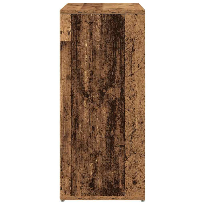 skænk 60x31x70 cm konstrueret træ antikt træ