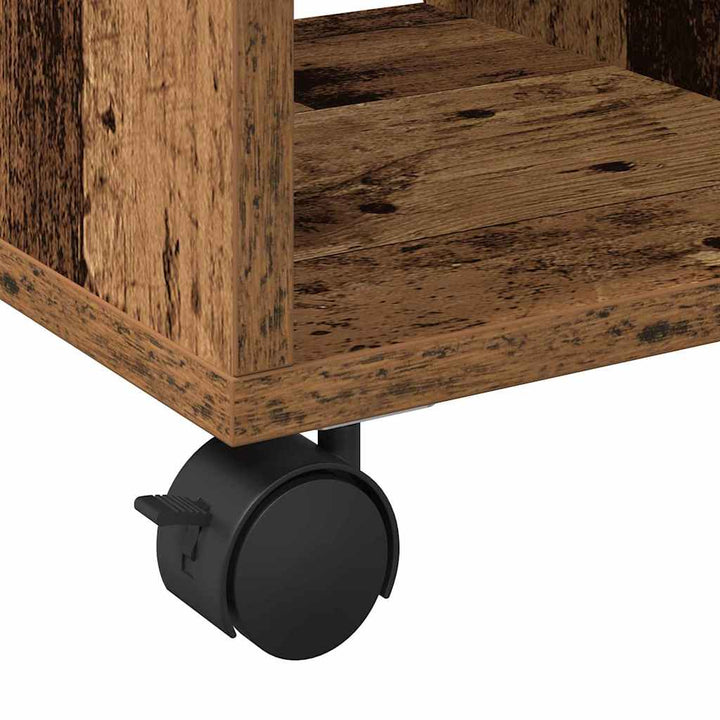 Sidebord med hylde Gammelt træ 50 x 30 x 55 cm Konstrueret træ