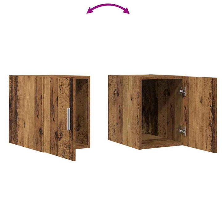 Vægmonteret skab Gammelt træ 30 x 42,5 x 39,5 cm